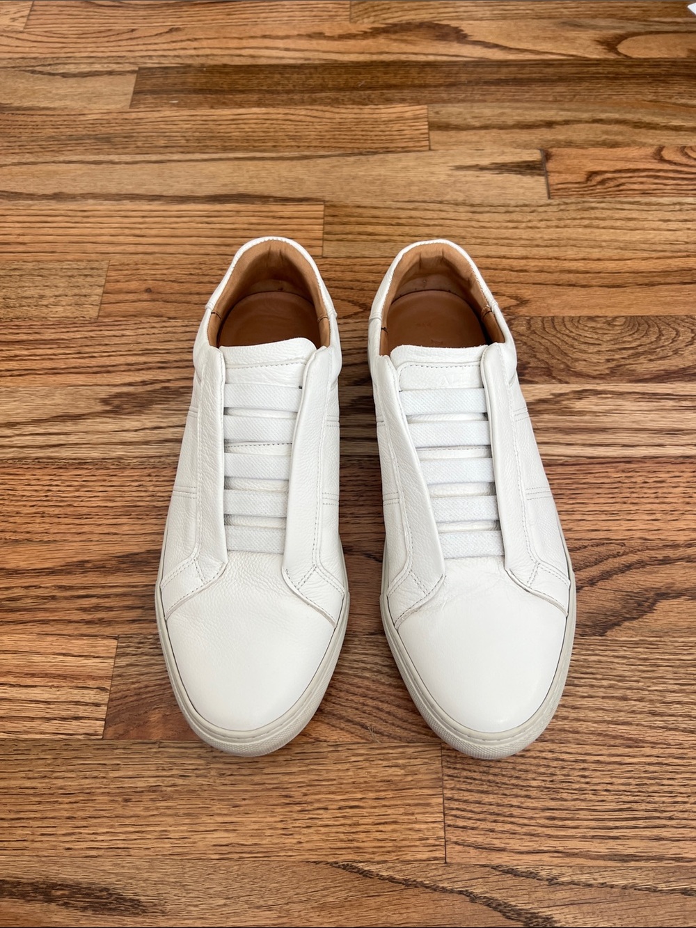 Allen Edmonds Classic Men’s Slip-On Leather Sneakers - White